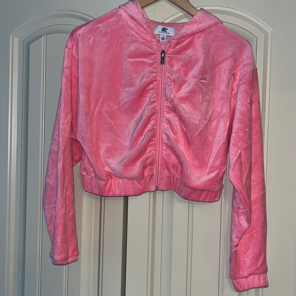 Girls JUICY Cropped Hoodie